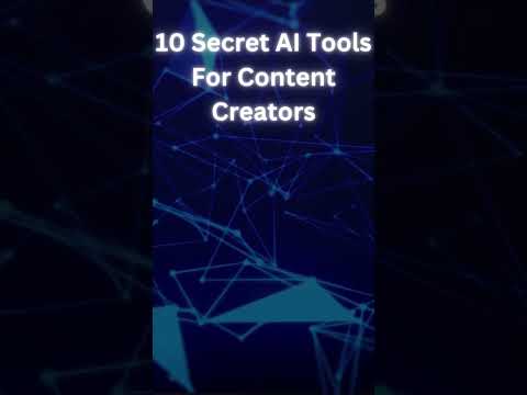 10 Secret AI Tools for Content Creators