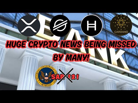 Banks Will Custody Your XRP, HBAR, XLM, And All Crypto Soon! This Is Very Big!