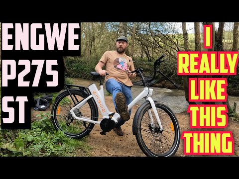 Engwe P275 ST Review and Test Ride | This bike is awesome | Mid drive Ebike Range Test