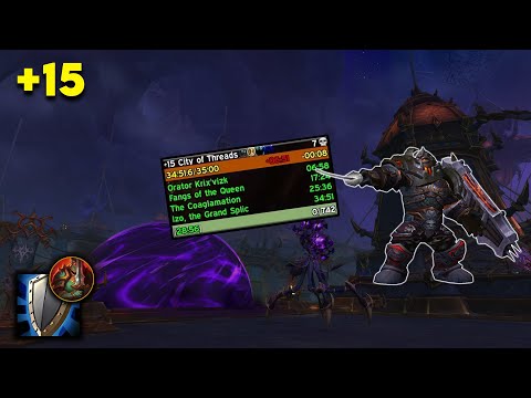 +15 City of Threads | Prot Warrior PoV | The War Within WOW