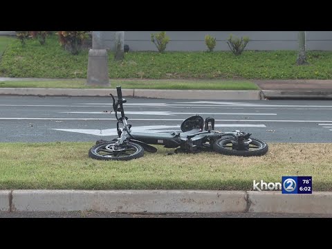 12-year-old on e-bike in critical condition following crash in Ewa