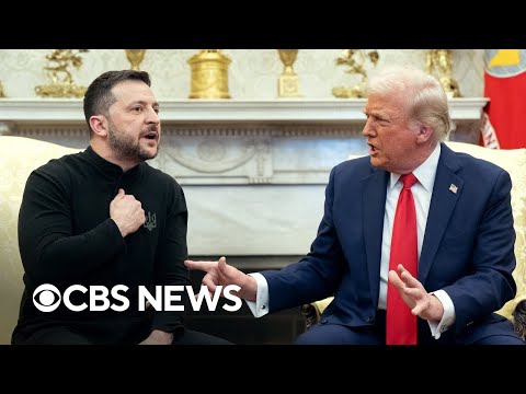 Trump, Zelenskyy news conference canceled after heated Oval Office meeting | full coverage