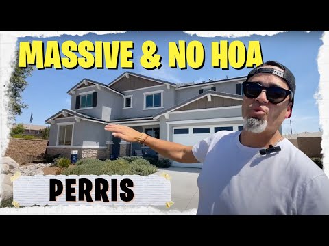 Huge New Homes With No HOA in Perris CA | Affordable New Builds Near Lake Elsinore and Menifee