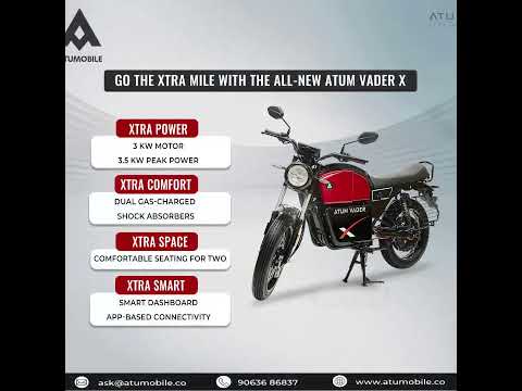 Atum Vader X | The Electric Bike That Redefines Comfort and Performance