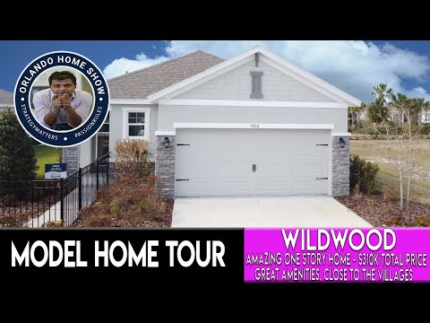 A beautiful builder model home in Wildwood | Total price $310K and low HOA | Must Watch!