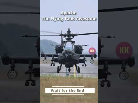 Apache: The Flying Tank - Unleash the Beast! Apache Attack Helicopter: Unleashing the Beast! #shorts