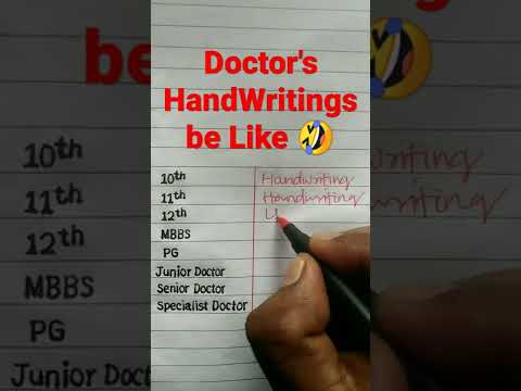 Doctor&#039;s Handwritings || Amusing Handwriting ||