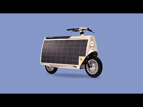 Revolutionary Solar-Powered Scooter: Say Goodbye to Charging Hassles!