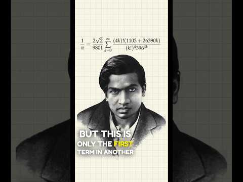 Ramanujan&#039;s Magnificent Formula For π #ramanujan #mathematics #maths