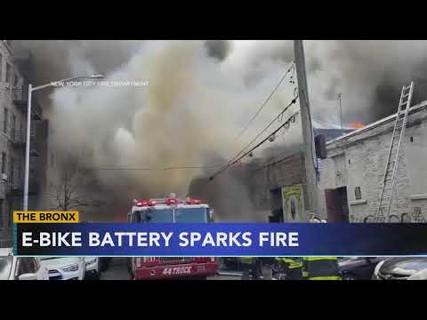 E-bike battery causes massive fire, destroys homes, businesses: Officials