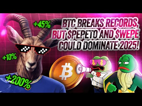 🔥CRYPTO MANIA: BITCOIN SOARS, $PEPETO CLIMBS, AND WALL STREET PEPE TAKES ON THE CHALLENGE!🔥