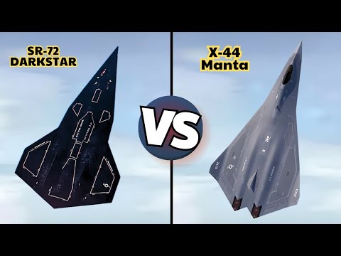 SR-72 Darkstar vs X-44 Manta: The Ultimate Battle of Speed and Stealth!