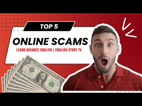 Recognising and Avoiding Online Scams| English Story TV #onlinescam #englishlearning