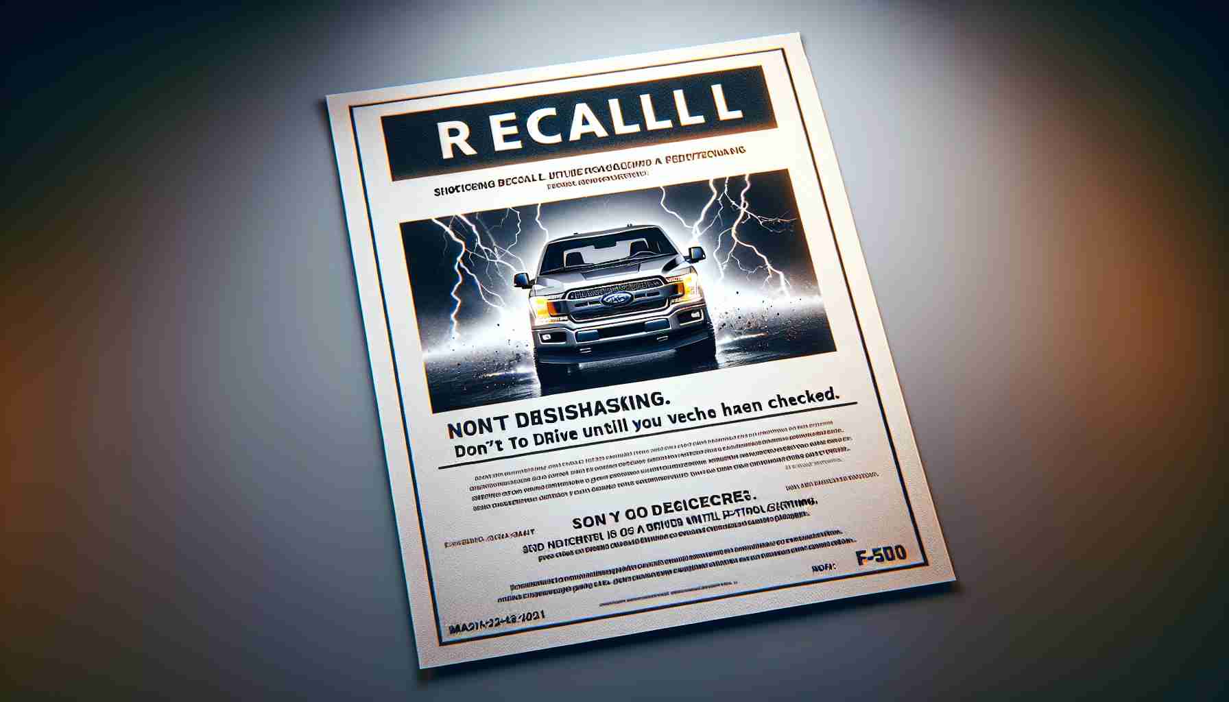 Shockingly Dangerous Recall for Ford F-150 Lightning! Don’t Drive Until You Check!